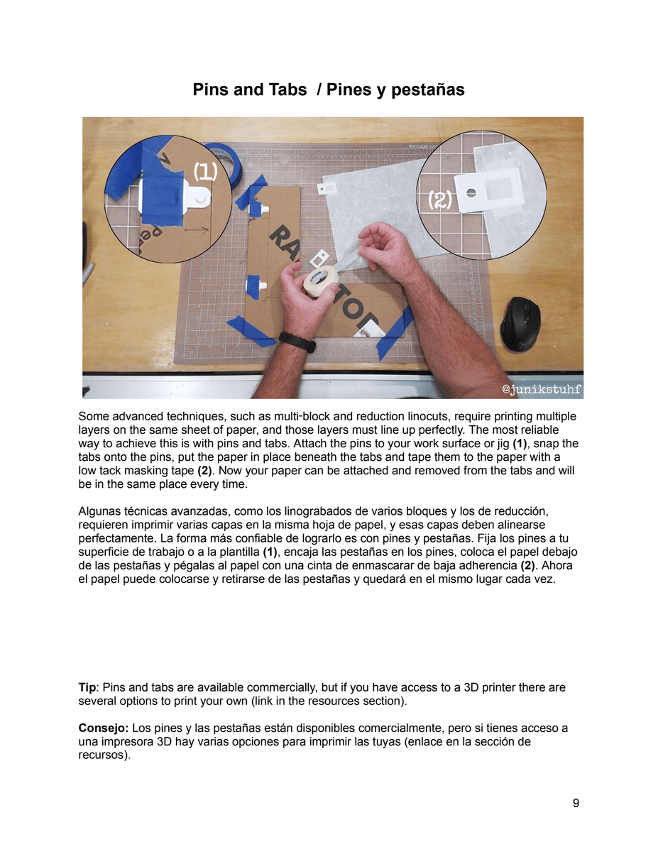 A Guide to My Linocut Process - Volume 4: Registration - Affordable Originals | art by Lonnie Ellis
