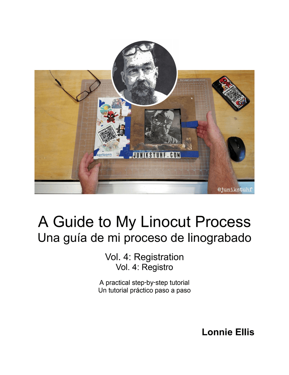 A Guide to My Linocut Process - Volume 4: Registration - Affordable Originals | art by Lonnie Ellis